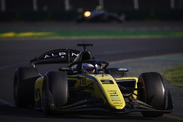 MELBOURNE, AUSTRALIA, MARCH 22: Kush Maini of India and invicta Racing during qualifying at the 2024 Formula 2 Australian Grand Prix at Albert Park in Melbourne, Australia, Oceania