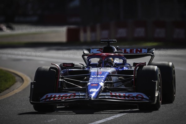 MELBOURNE, AUSTRALIA, MARCH 22: Daniel Ricciardo of Australia drives the Visa Cash App RB Formula One Team VCARB 01 during second practice in the 2024 Australian Grand Prix at Albert Park in Melbourne, Australia, Oceania
