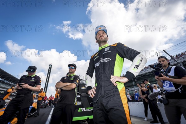 AGUSTIN HUGO CANAPINO (78) of Arrecifes, Argentina prepares to qualify for the 108th Running of the Indianapolis 500 at the Indianapolis Motor Speedway in Speedway, IN
