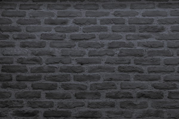 Old vintage grunge brick wall background texture with place for text