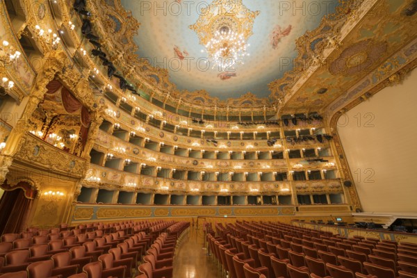 Beautiful Grand Theater La Fenice in Venice, Veneto, Italy, Europe