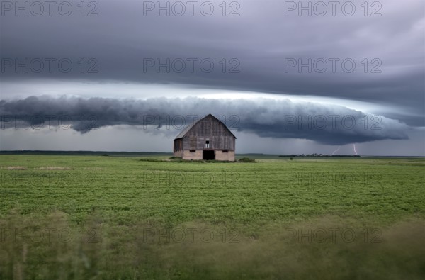 Prairie Storm Clouds Canada Saskatchewan Dramatic Summer