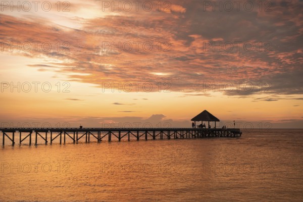 Sunset, Helengeli Island, Maldives, Asia