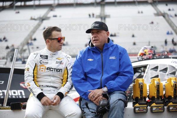 NASCAR Xfinity Series driver, AJ Allmendinger gets ready to practice for the DUDE Wipes 250 in Martinsville, VA, USA, North America