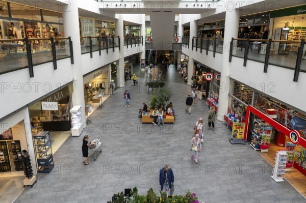 Copenhagen, Denmark, June 30, 2023: People inside the shopping mall Frederiksberg Centret, Europe