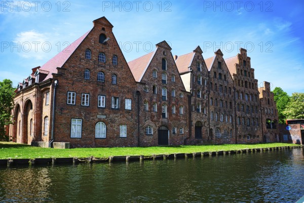 A view of the warehouses in the old town of Lübeck