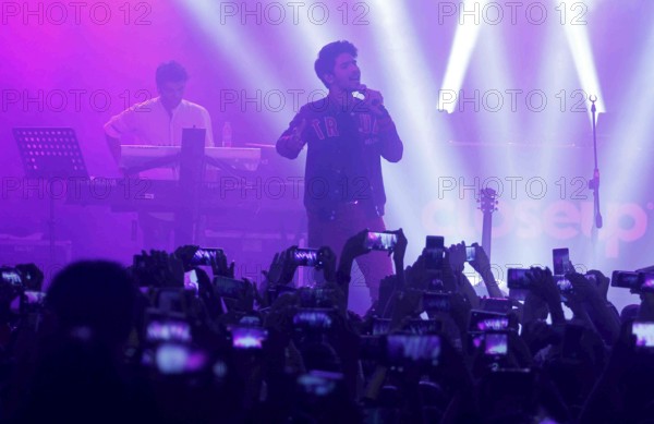 Bollywood singer Armaan Malik performs during Closeup First Move Party, in Mumbai, India on September 30, 2016