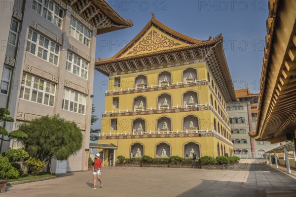 Fo Guang Shan Amitabha Chanting Hall at Fo-Guang-Shan Monastery, Tongling Rd, Dashu District, Kaohsiung, Taiwan, Asia