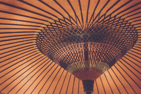 Image of red Japan Japanese umbrella. Shooting Location: Tokyo metropolitan area