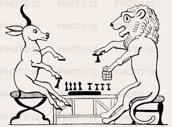 Caricature on Usermaatre Ramesses III or Ramses III