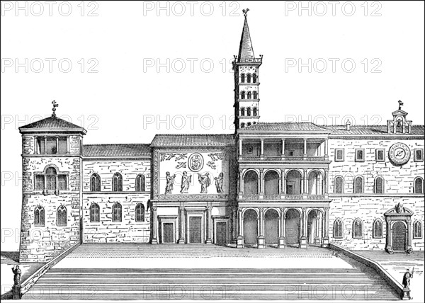 Old St. Peter's Basilica, Vatican, Rome, Italy, 13th century, Europe