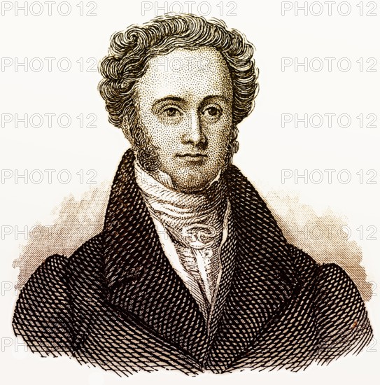 Portrait of Henry John Temple, 3rd Viscount Palmerston, KG, GCB, PC, Lord Palmerston, 1784 – 1865, a British statesman and Prime Minister, Portrait von Henry John Temple, 3. Viscount Palmerston, 1784-1865, britischer Staatsmann und Premierminister