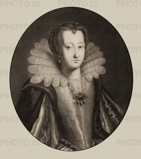 Virginia de' Medici, 1568 – 1615, an Italian princess, Duchess of Modena and Reggio