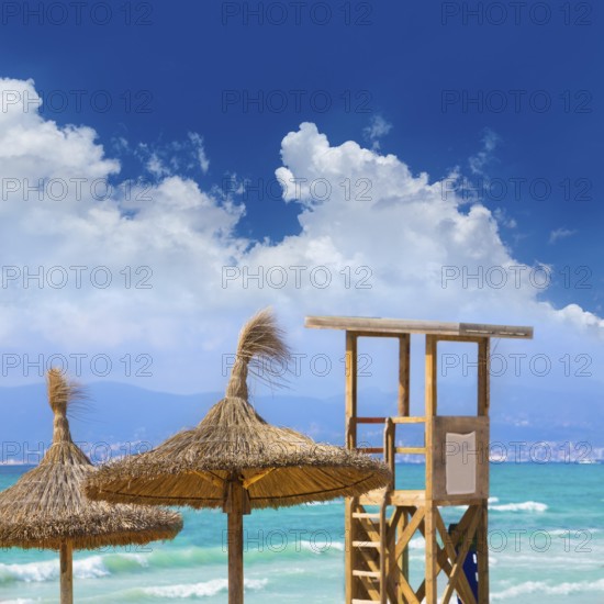 Majorca sArenal arenal beach Platja de Palma in mallorca Balearic Islands