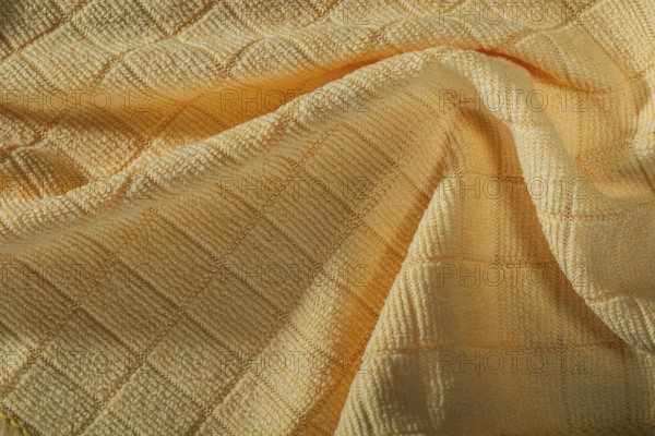New kitchen orange washcloth top view