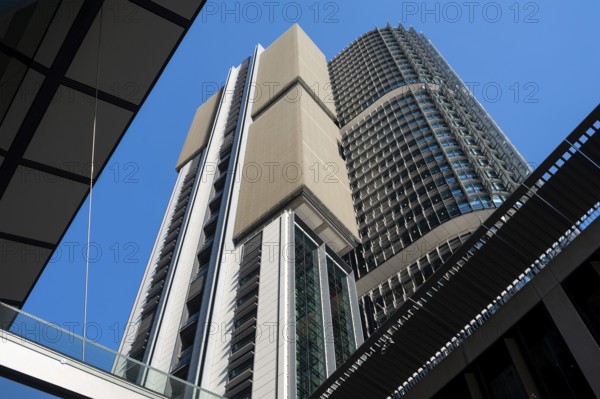 17.09.2018, Sydney, New South Wales, Australia, A view of the modern office towers of the International Towers in Barangaroo South on the shores of Darling Harbour, Oceania