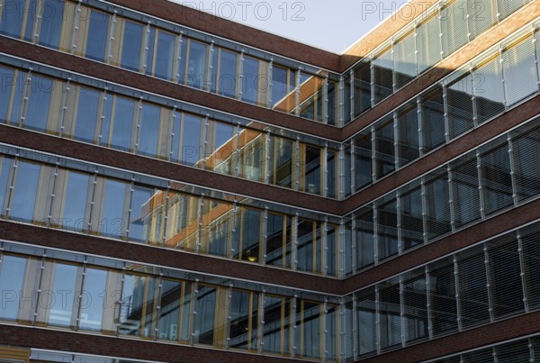 Reflection of the house facade