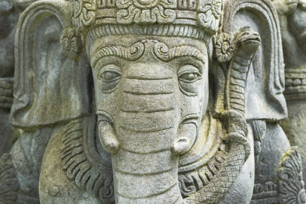 Buddha elephant in the park