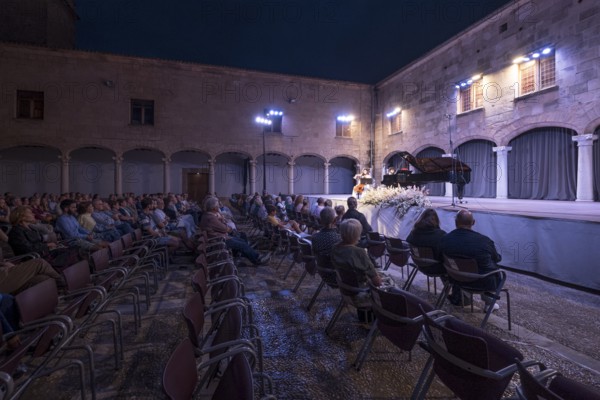 Integral sonatas for cello and piano, Brahms, Zuzanna Sonowska cello, Magí Garcías piano, Brahms Pollença Festival, Majorca, Balearic Islands, Spain, Europe