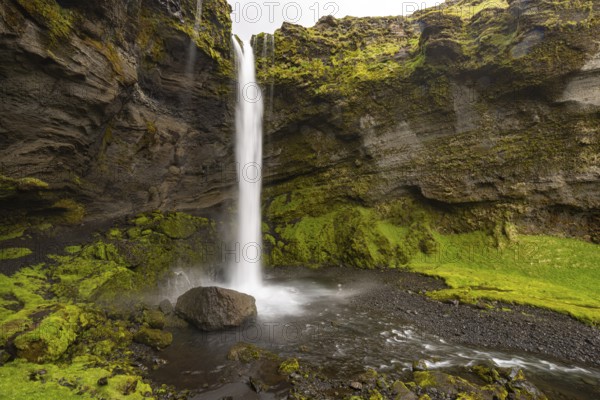 Kvernufoss Waterfall, Iceland, Europe