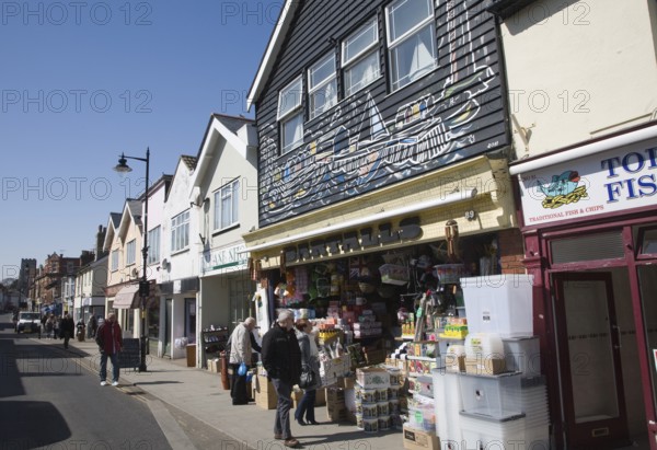 Shops in Walton on the Naze, Essex, England, United Kingdom, Europe