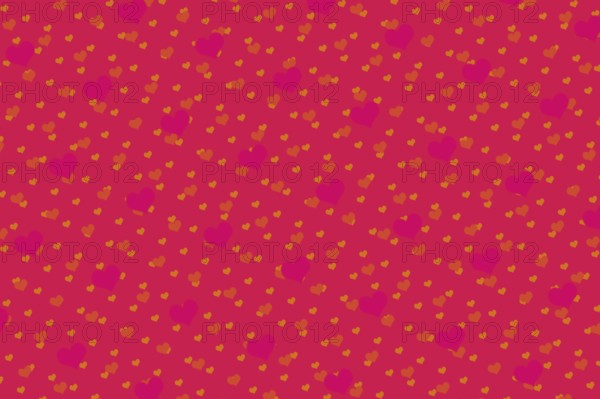 Elegant decorative heart pattern design for fabric, wallpaper, gift paper, banner, cover, poster, presentation, magazine, leaflet