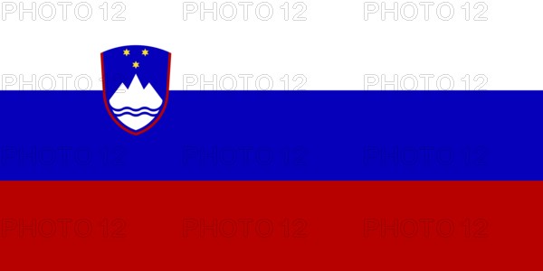 Flag of Slovenia, Vector illustration