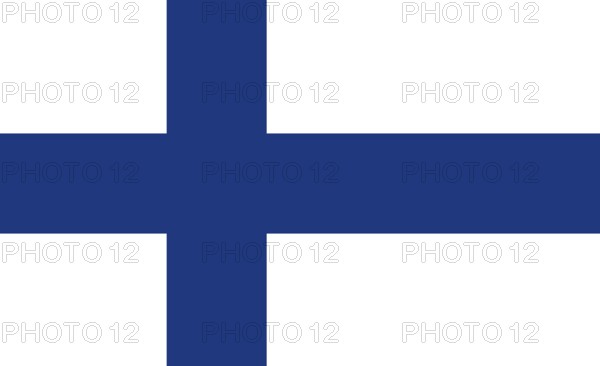 Flag of Finland, Vector illustration
