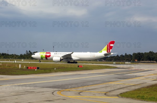 TAP Air Portugal Airbus A330-941 plane, Aeroporto Francisco Sa Carneiro, Porto airport, Portugal, Europe