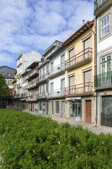 Historic buildings, Alameda de São Dâmaso, city centre of Guimaraes, northern Portugal