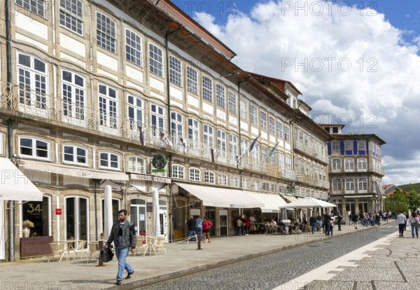 Historic buildings Largo do Toural, Toural square, city of Guimaraes, northern Portugal