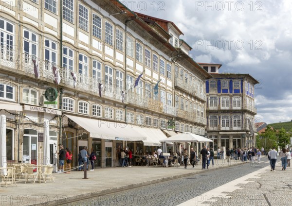 Historic buildings Largo do Toural, Toural square, city of Guimaraes, northern Portugal