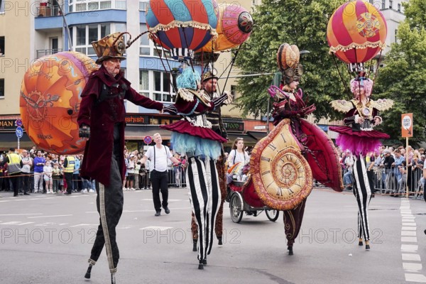 Carnival of Cultures, parade from Frankfurter Allee / corner of Proskauer Straße to Karl-Marx-Allee / corner of Berolinastraße, Berlin, 8 June 2025