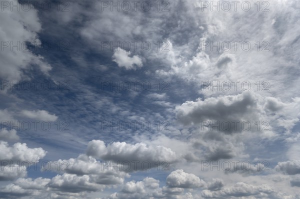 Cloud formations, Bavaria, Germany, Europe