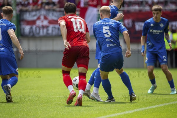 Football Oberliga Rhineland-Palatinate/Saar, Season 2024/25, Matchday 34: 1. FC Kaiserslautern II v FK Pirmasens