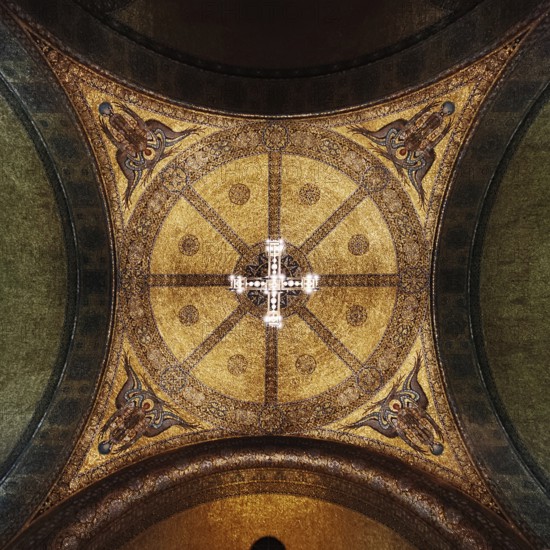 Church of the Redeemer, the best-preserved testimony to Kaiser Wilhelm II's church building programme, Bad Homburg vor der Höhe, Germany, Europe