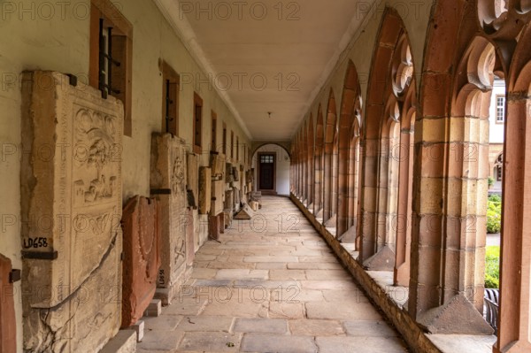 Cloister of the former Augustinian monastery in Landau in der Pfalz, Rhineland-Palatinate, Germany, Europe