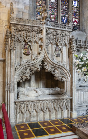 Arched canopy tomb Sir Maurice Berkeley d 1464, Church of Saint Mark, Bristol, England, UK