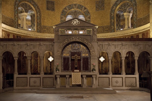 Church of the Redeemer, the best-preserved testimony to Kaiser Wilhelm II's church building programme, Bad Homburg vor der Höhe, Germany, Europe