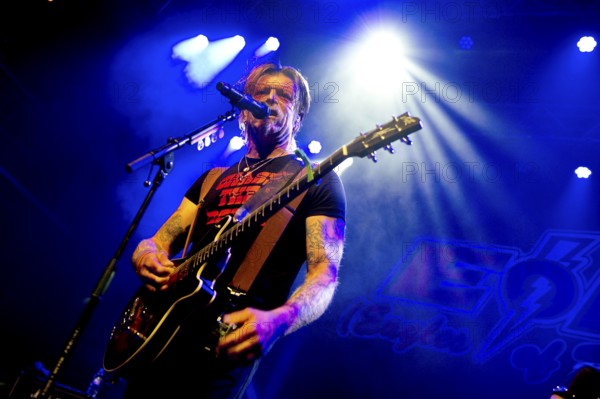 Jesse The Devil Hughes, singer of EAGLES OF DEATH METAL, live at Kesselhaus Berlin, on 10/06/2025