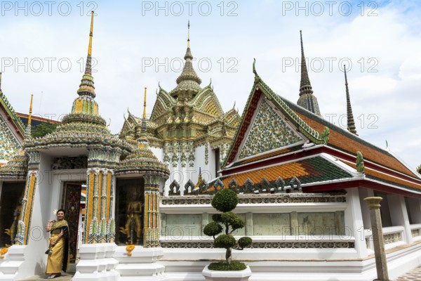 Wat Pho (Temple of the Reclining Buddha), Bangkok, Thailand, Asia