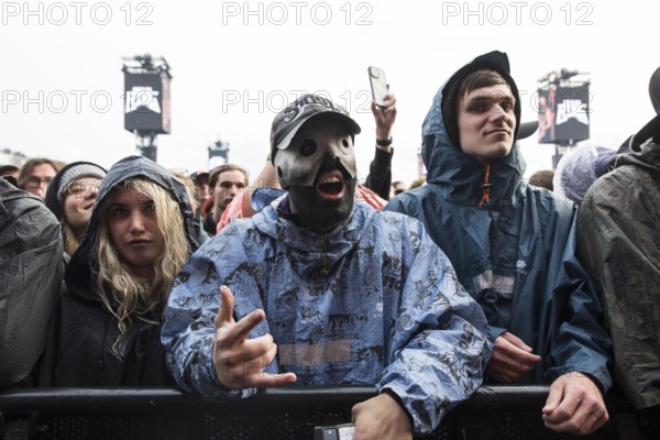 Festival visitors at the Rock am Ring Festival on Friday, Nürburgring race track race track, 07.06.2025