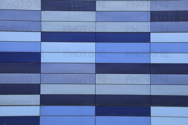 Architecture, detail building of the public utilities in Kulmbach, architecture firm H2M-Architekten designed and built, Upper Franconia, Bavaria, Germany, (photographed from public ground), Europe