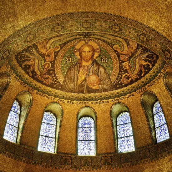 Church of the Redeemer, the best-preserved testimony to Kaiser Wilhelm II's church building programme, Bad Homburg vor der Höhe, Germany, Europe
