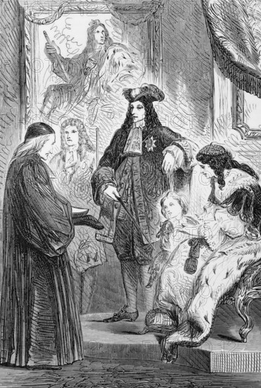 In 1699, King William III appointed Bishop Gilbert Burnet as tutor to the Royal Duke of Gloucester, son of Princess Anne, an appointment he accepted somewhat against his will, England, digital reproduction of a historical original