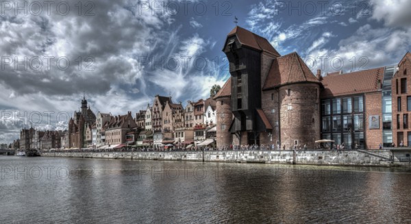 Gda?sk, Gdansk, Danzig. Krantor. Mot?awa River