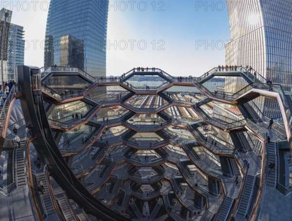 A panorama picture of the Vessel as seen from the upper levels
