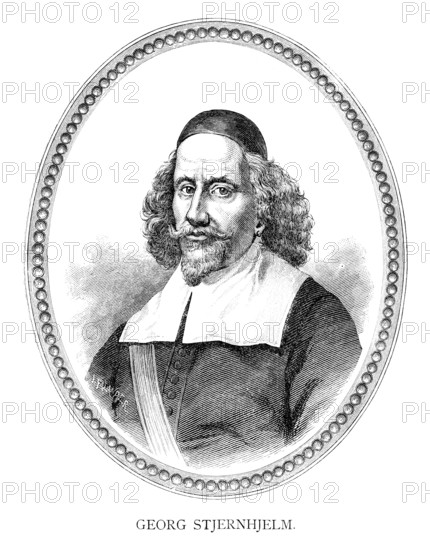 Georg Stiernhielm (August 7) (1598 ? April 22) (1672) was a Swedish civil servant, linguist and poet. Stiernhielm was born in a middle-class family in the village Svartskär in Vika parish in Dalarna. The surname Stiernhielm, literally