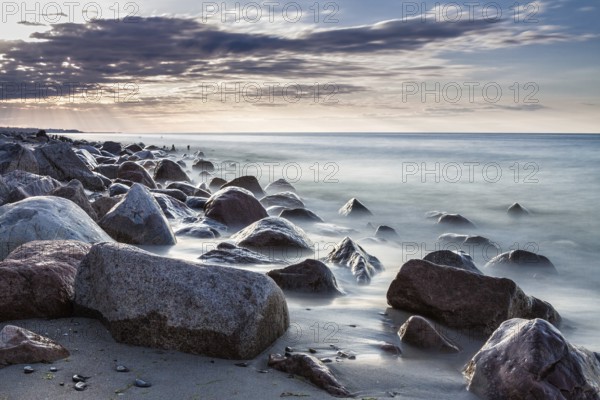 Stones on the coast of the Baltic Sea