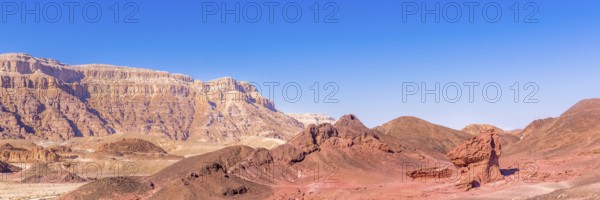 Eilat, Israel. Beautiful sea, beachs and mountais. Web banner in panoramic view